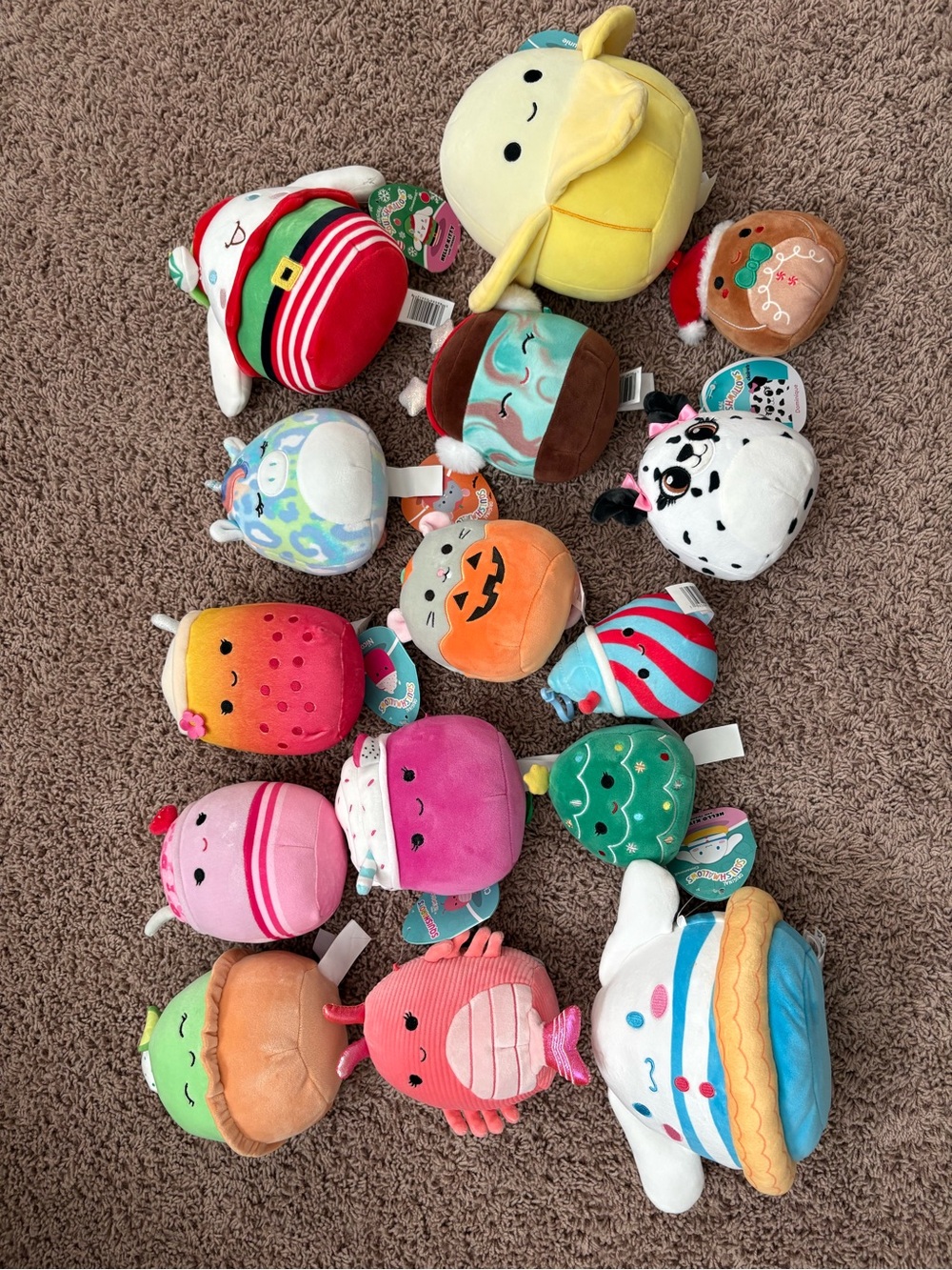 Plush Squishmallows Kids Toy - Assorted Colors bundle